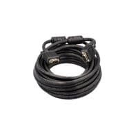 Кабель PowerPlant (CA911042) VGA-VGA, 10м, Double ferrites, черный