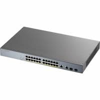 Комутатор PoE+ для IP відеокамер, PoE 375 Вт GS1350-26HP-EU0101F
