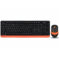 Комплект беспроводной A4tech Fstyler FG1010 Black+ Orange, USB