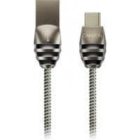 Кабель Canyon Type C USB 2.0 1m, gun color (CNS-USBC5DG)