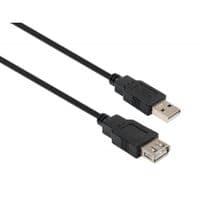 Дата кабель USB 2.0 AM/AF 1.8m Vinga (VCPUSBAMAF1.8BK)
