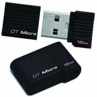 USB флеш накопичувач Kingston 16GB USB 2.0 DataTraveler Micro (Black)