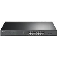 УЦІНКА! 16-портовий гігабітний Smart коммутатор PoE+ з 4 SFP-слотами, TL-SG1218MPE