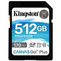 Карта памяти Kingston 512GB SDXC C10 UHS-I U3 R170/W90MB/s