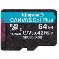 Карта памяти Kingston 64GB microSDXC C10 UHS-I U3 A2 R170/W70MB/s