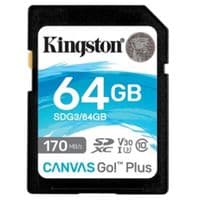 Карта памяти Kingston 64GB SDXC C10 UHS-I U3 R170/W70MB/s