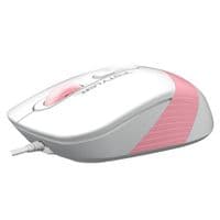 Миша A4Tech Fstyler FM10 (White),  USB, колір білий+ рожевий