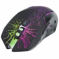 Миша Marvo M207 7 кольорів-світлодіод чорний