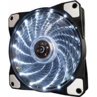 Вентилятор Frime Iris LED Fan 15LED Білий (FLF-HB120W15); 120x120x25 мм, 3-контактний + 4-контактний