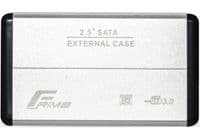 Внешний карман Frime SATA HDD/SSD 2.5", USB 3.0, Metal, Silver (FHE21.25U30)