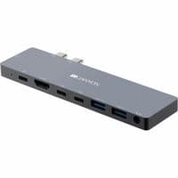 Порт-реплікатор CANYON Docking Station with 8 port, 1*Type C PD100W+2*Type C, Input (CNS-TDS08DG)