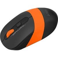Мышь беспроводная бесшумная A4Tech Fstyler FG10S (Black + Orange)
