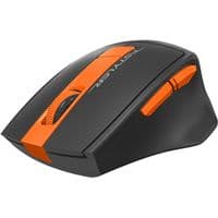Миша бездротова A4Tech Fstyler FG30S (Orange), безшумна, USB, колір чорний+помаранчевий
