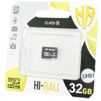 Карта пам'яті MicroSDHC 32GB UHS-I Class 10 Hi-Rali (HI-32GBSD10U1-00)