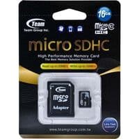 Карта памяти MicroSDHC 16GB Class 10 Team + SD-adapter (TUSDH16GCL1003)