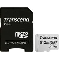 Карта пам'яті TRANSCEND microSDXC 300S 512GB UHS-I U3 + ad