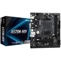 Материнська плата AMD AM4 A520 2DDR4 1PCIex16 VGA/DVI/HDMI A520M-HDV