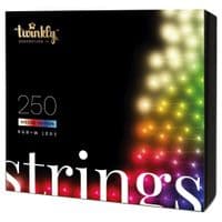 Smart LED Гірлянда Twinkly Strings RGBW 250, Gen II, IP44, довжина 20м, кабель безбарвний