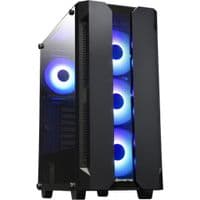 Корпус CHIEFTEC Gaming Hunter Tempered Glass Edition,без БП,2xUSB3.0,4xRAINBOW ARGB Fans