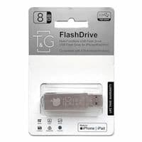 Флешка T&G 8GB 004 Metal Black USB 3.0 / Lightning (TG004IOS-8G3)