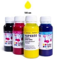 Чорнило ColorWay HP №134/135 100мл жовтий (CW-HW350Y01)