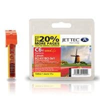 Картридж Jet Tec CANON BCI-3/BCI-6 жовтий (110C000604)