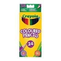 Олівці кольорові Crayola 24 кольорових олівця (3624)