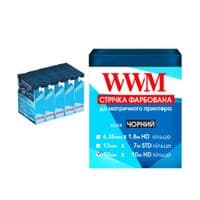 Лента к принтерам 10мм х 10м Refill HD к. Black*5шт WWM (R10.10H5)