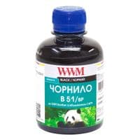 Чернила WWM Brother DCP-T300/T500W/T700W 200г Black Pigmented (B51/BP)