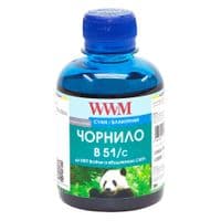 Чернила WWM Brother DCP-T300/T500W/T700W 200г Cyan Water-soluble (B51/C)