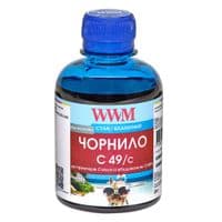 Чорнило WWM CANON GI-490 200г Cyan (C49 / C)