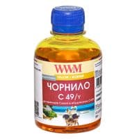Чорнило WWM CANON GI-490 200г Yellow (C49 / Y)