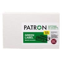 Картридж PATRON HP LJ Q2612A/CANON 703 GREEN Label (ДВОЙНИЙ ПАКЕТ) (PN-12A/703DGL)