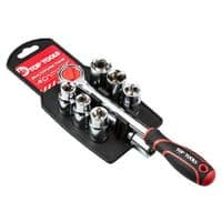Набор инструментов TOP TOOLS сменных торцевых головок 38D143, 1/2", 8 шт. (38D143)