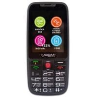 Мобільний телефон Sigma Comfort 50 Elegance 3 (1600 mAh) SIMO ASSISTANT Black (4827798233719)