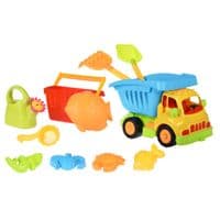 Игрушка для песка Same Toy 11ед Грузовик желтая кабина/синий кузов (968Ut-2)