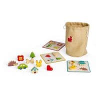 Настільна гра Janod Лото. Вивчаємо форми (J05318)