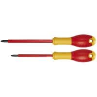 Отвертка Stanley отверток FatMax Borneo изолированных, 2 ед. Ph1x100; Ph2x12 (FMHT0-62648)