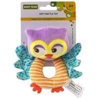 Брязкальце Baby Team м'яке (8501_Сова)