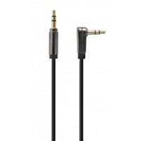 Кабель мультимедійний Jack 3.5mm M to Jack 3.5mm M 1.0m кутовий Cablexpert (CCAPB-444L-1M)