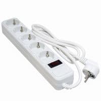 Мережевий фільтр живлення PATRON 1.8m (SP-1052W), 5 розеток White (EXT-PN-SP-1052W)