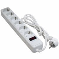 Фільтр живлення PATRON 5m (SP-1065W), 6 розеток White (EXT-PN-SP-1065W)