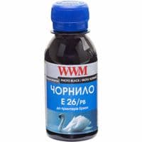 Чернила WWM Epson XP-600/XP-605/XP-700 100г Photo Black (E26/PB-2)