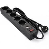 Фільтр живлення PATRON 3m + 2 USB 2.0, 2.1A, 5 троянд. White (EXT-PN-SP-53-USB-W)