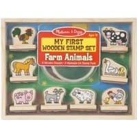 Набір для творчості Melissa&Doug Мої перші штампи Тварини ферми (MD12390)