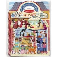 Набір для творчості Melissa&Doug Об'ємні багаторазові наклейки Будинок для тварин (MD19429)