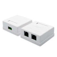 Розетка мережева Atcom RJ45 x2 UTP cat.6 (60252)