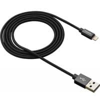 Дата кабель USB 2.0 AM to Lightning 1.0m MFI Black CANYON (CNS-MFIC3B)