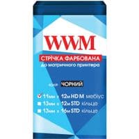 Лента к принтерам 11мм х 12м HD (Л.) Black WWM (R11.12HM)