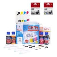 СНПЧ WWM Canon Pixma MG2440/MG2540 + Bk445/CL446 (IS.0131set)